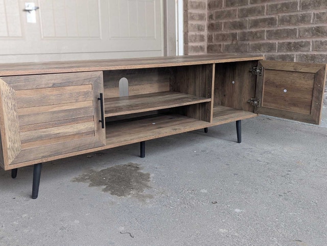 TV Stand 65" - Rustic Oak - photo 2