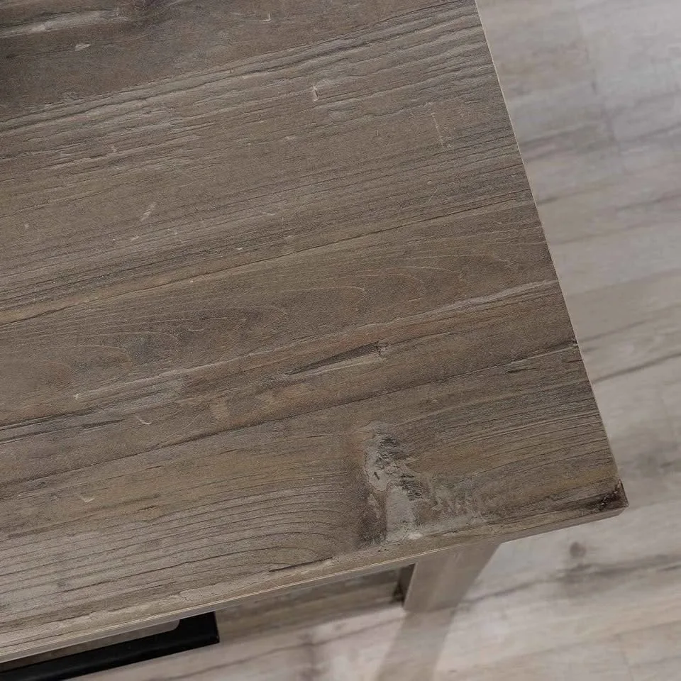 Sauder L-Desk 59 x 66 Inch Pebble Pine Finish BRAND NEW image indicator(10)