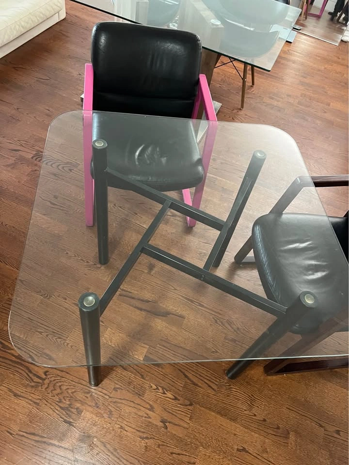 Modern Glass Top Table - photo 3