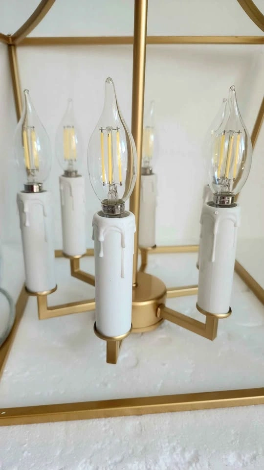 Chandelier Pendant 6 lights - Gold - photo 3