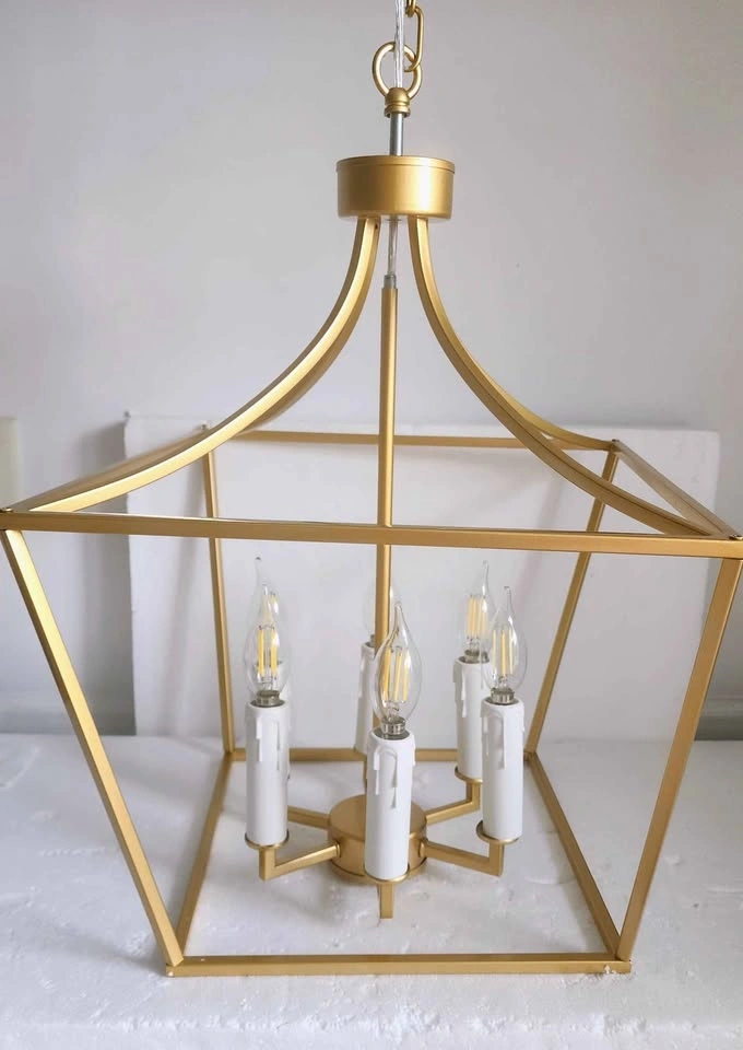 Chandelier Pendant 6 lights - Gold - photo 4