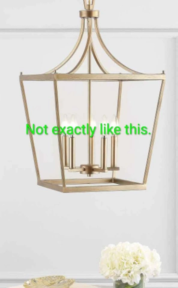 Chandelier Pendant 6 lights - Gold - photo 5