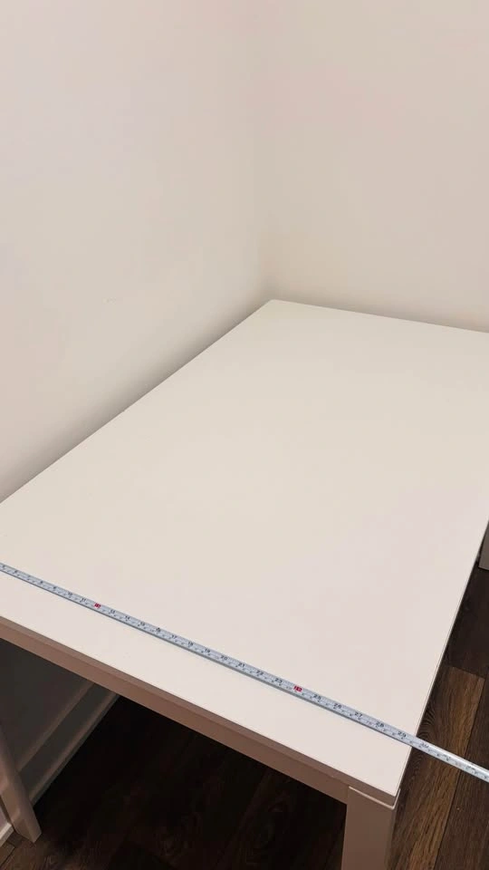 Ikea White Dining Table - photo 2