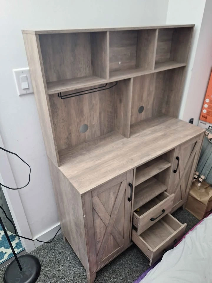 Farmhouse Style Wood Hutch/Buffet - photo 3