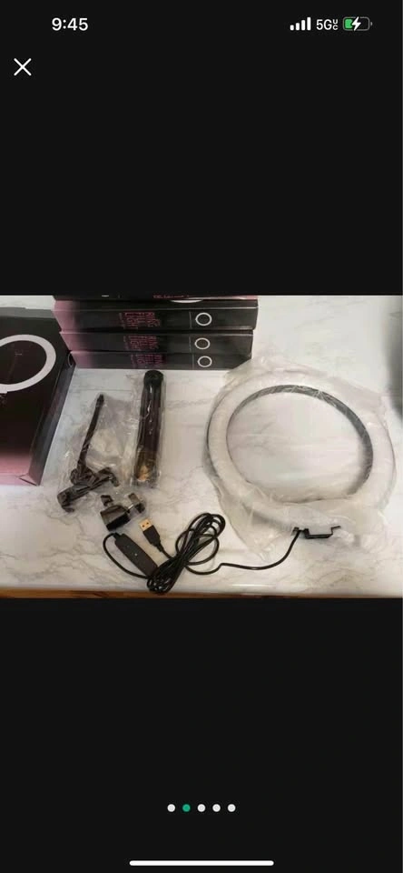 Ring Light 10 inches, 3 Light Modes, Dimmable - photo 2