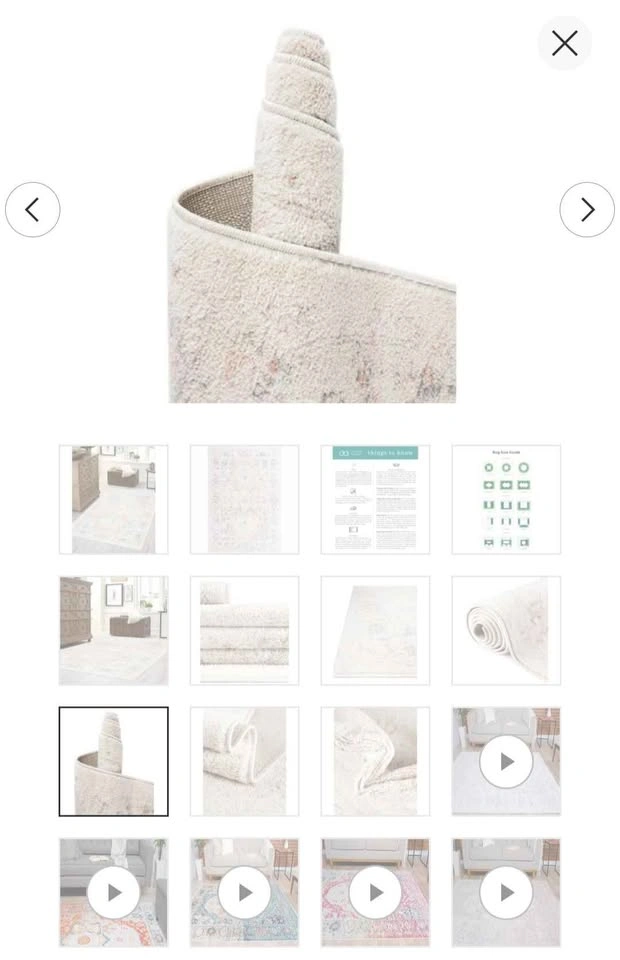Brand New 7x10 Vintage Area Rug | Neutral Wayfair Style Carpet - photo 5