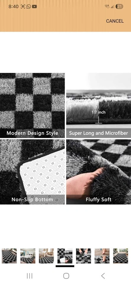 Rugs for Bedroom Living Room, 5x7 - photo 4
