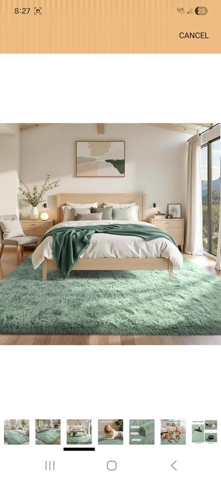 Rug for Living Room 8x10 Sage Green - photo 4