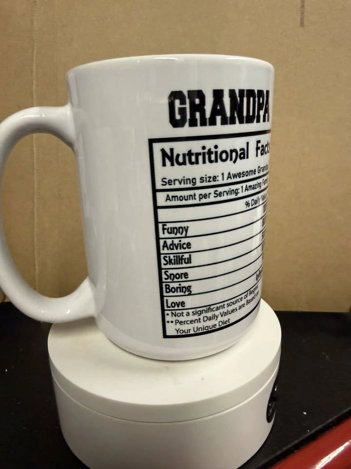 Mug - Grandpa - 15 oz pearl coated - with gift box - dishwasher - photo 3