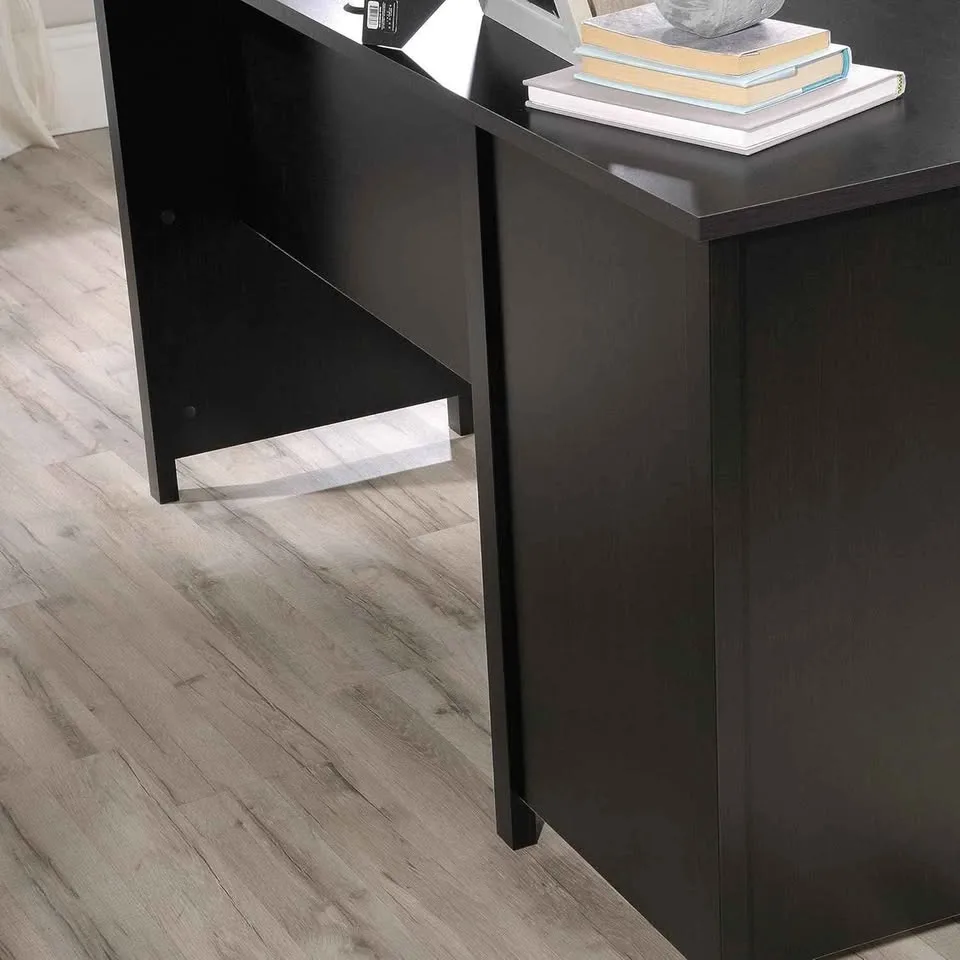 Sauder L-Shape Executive Desk, Estate Black, NEW image indicator(4)