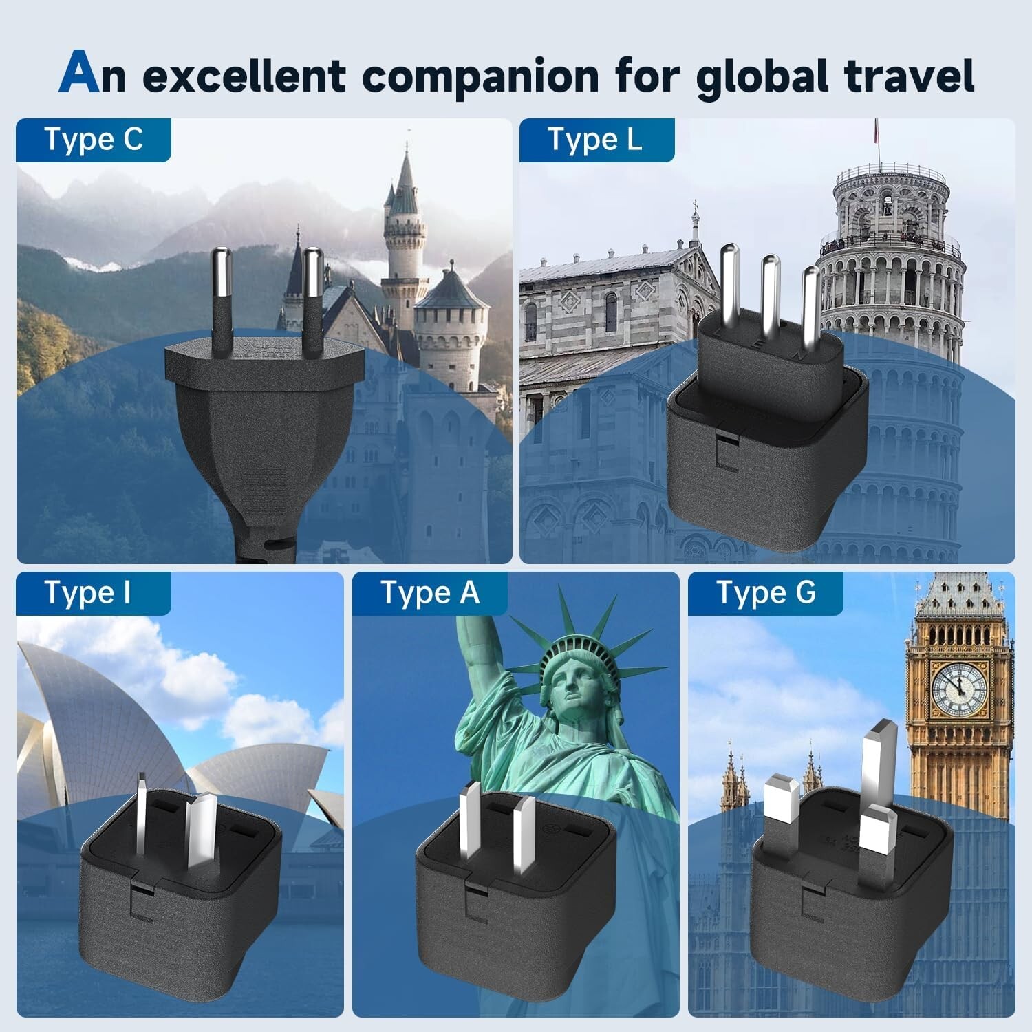 220V to 110V Converter 350 Watt Universal Travel Adapter - photo 4