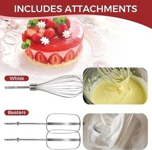 5-Speed Electric Hand Mixer with Case - photo 5