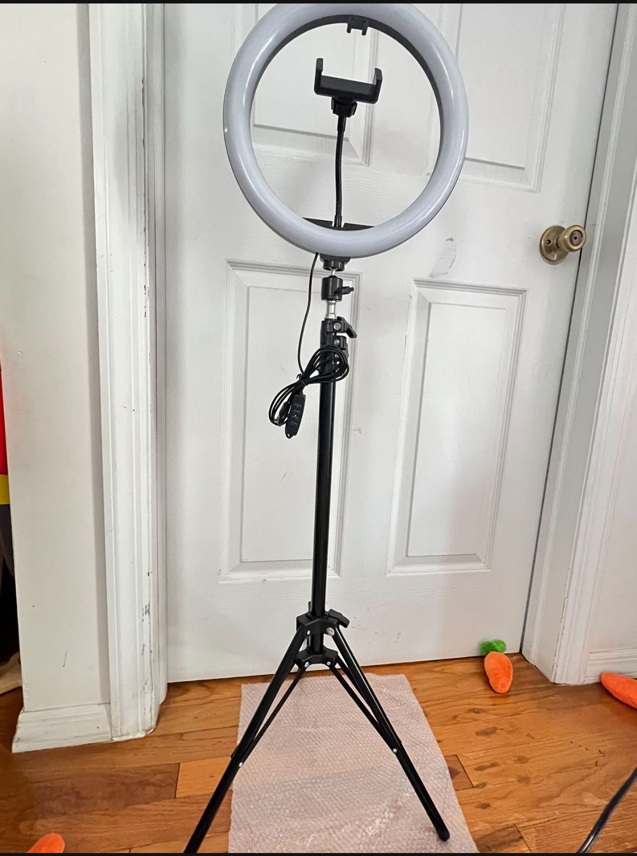 12" Dimmable Ring Light with Tripod Stand