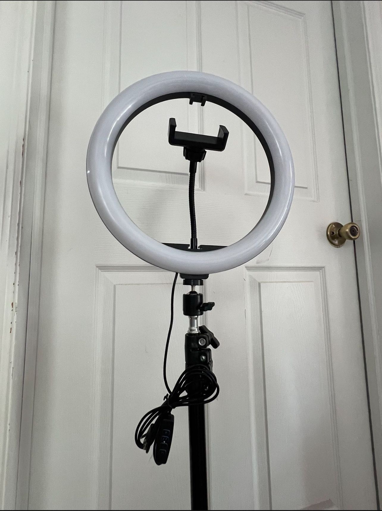 12" Dimmable Ring Light with Tripod Stand - photo 2