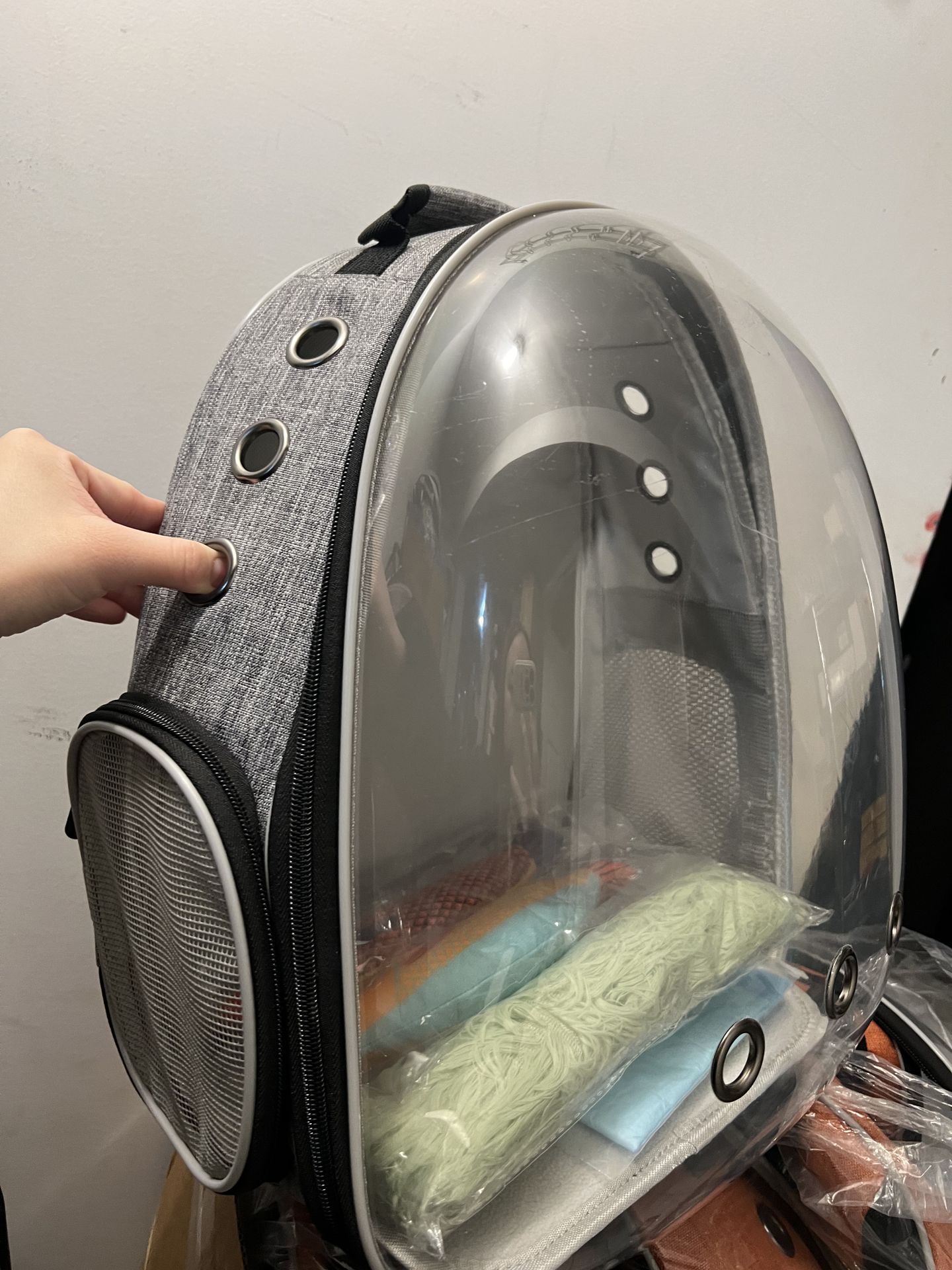 Pet Carrier Backpack, Cat Toy, Training Pad - $22 Each - photo 3