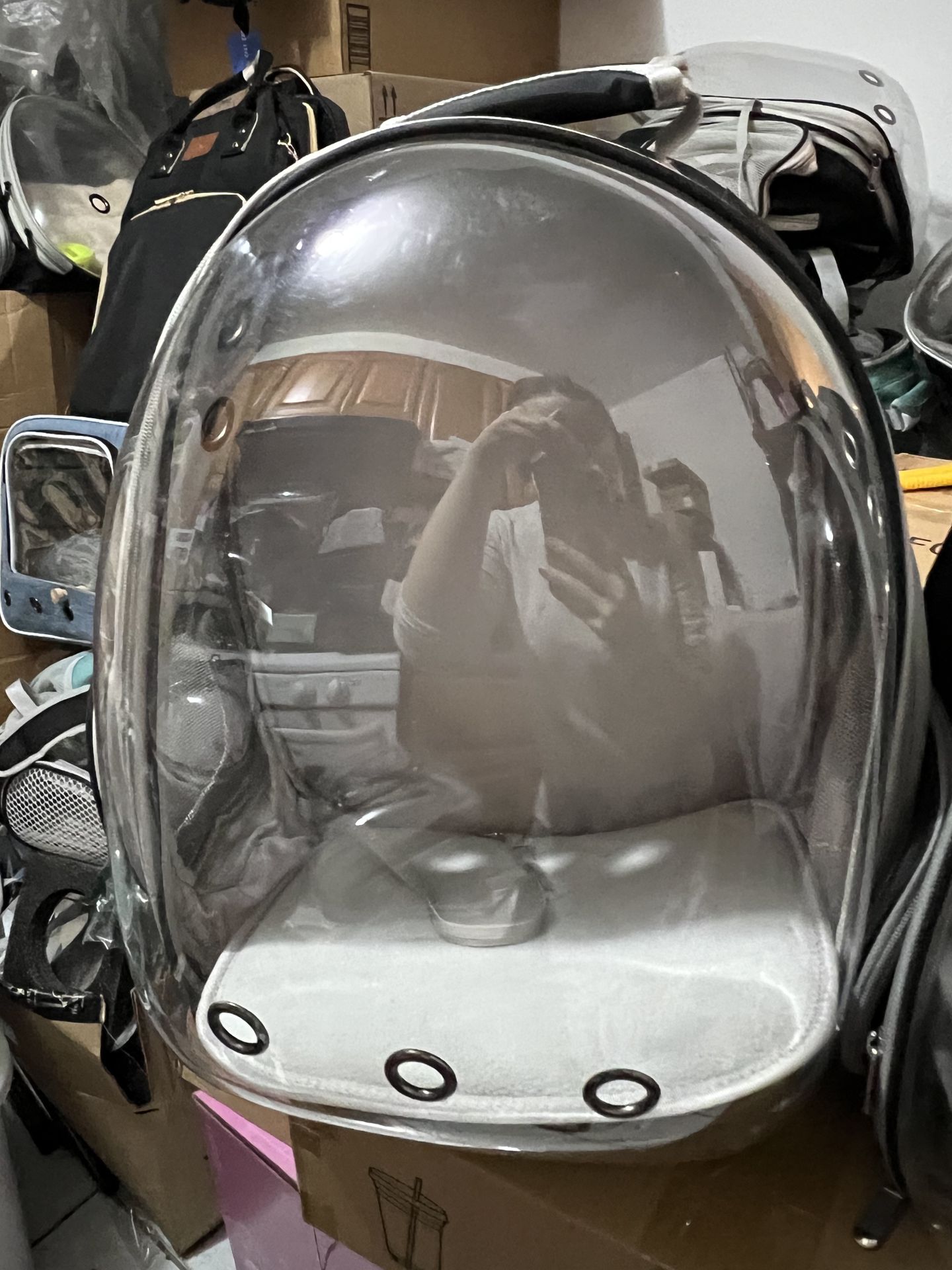 Pet carrier backpack $15 each - photo 3