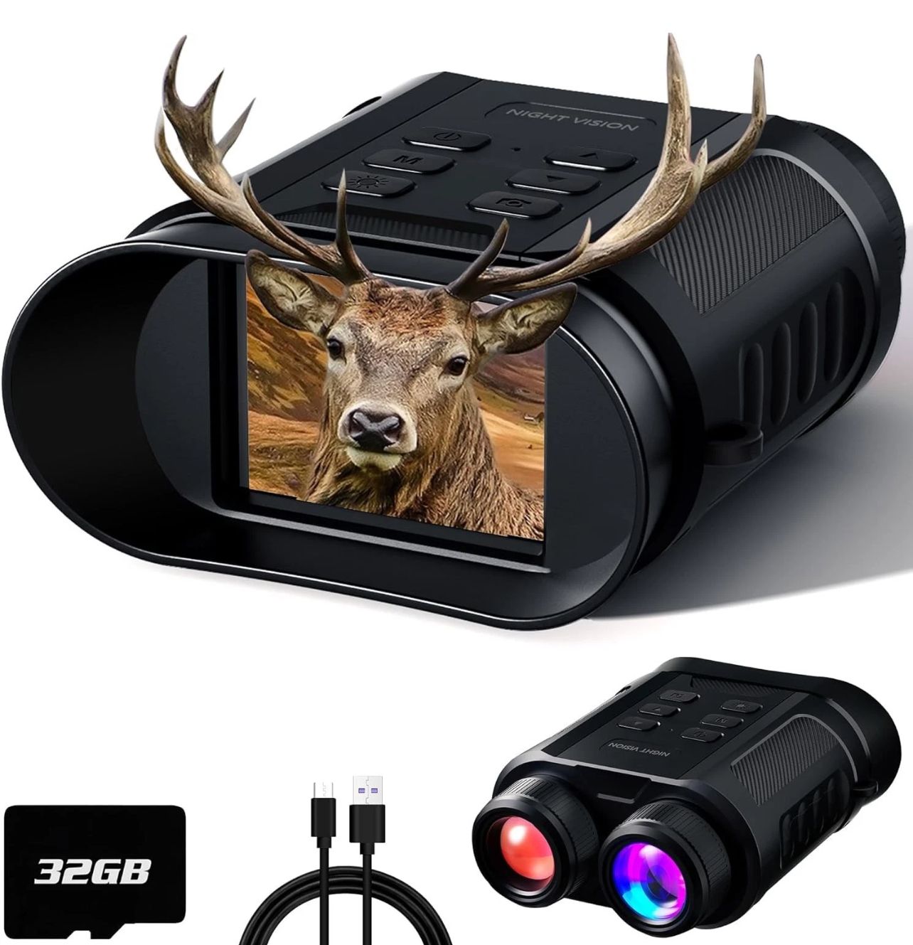 Night Vision Goggles 4K HD IR Binoculars