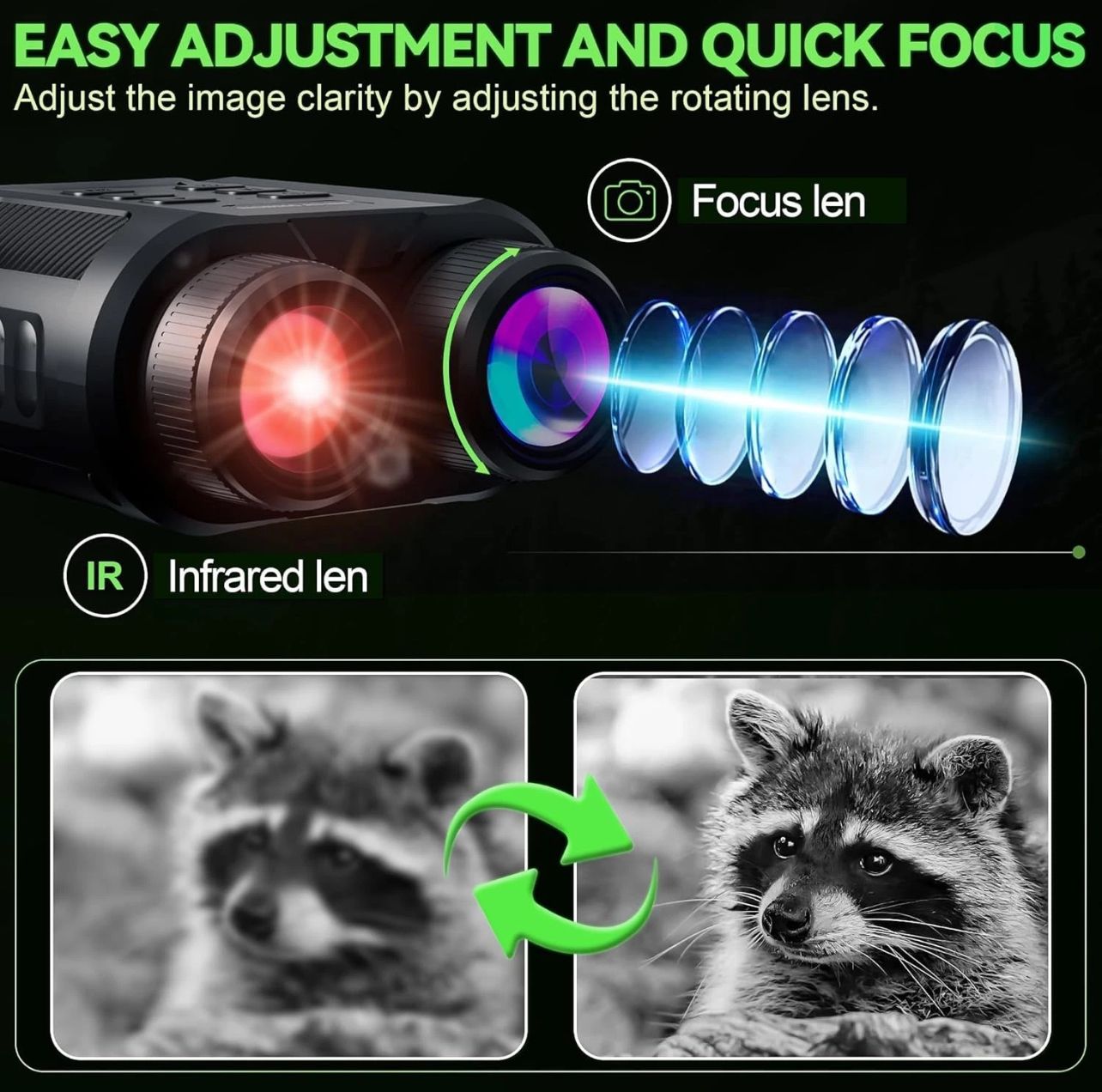 Night Vision Goggles 4K HD IR Binoculars - photo 4