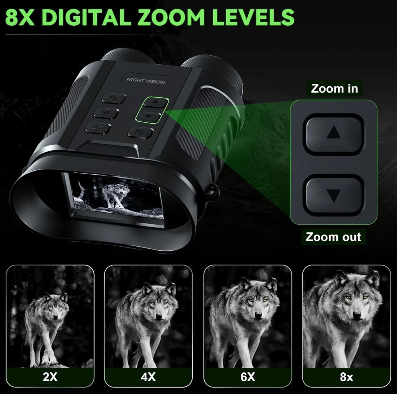 Night Vision Goggles 4K HD IR Binoculars - photo 5