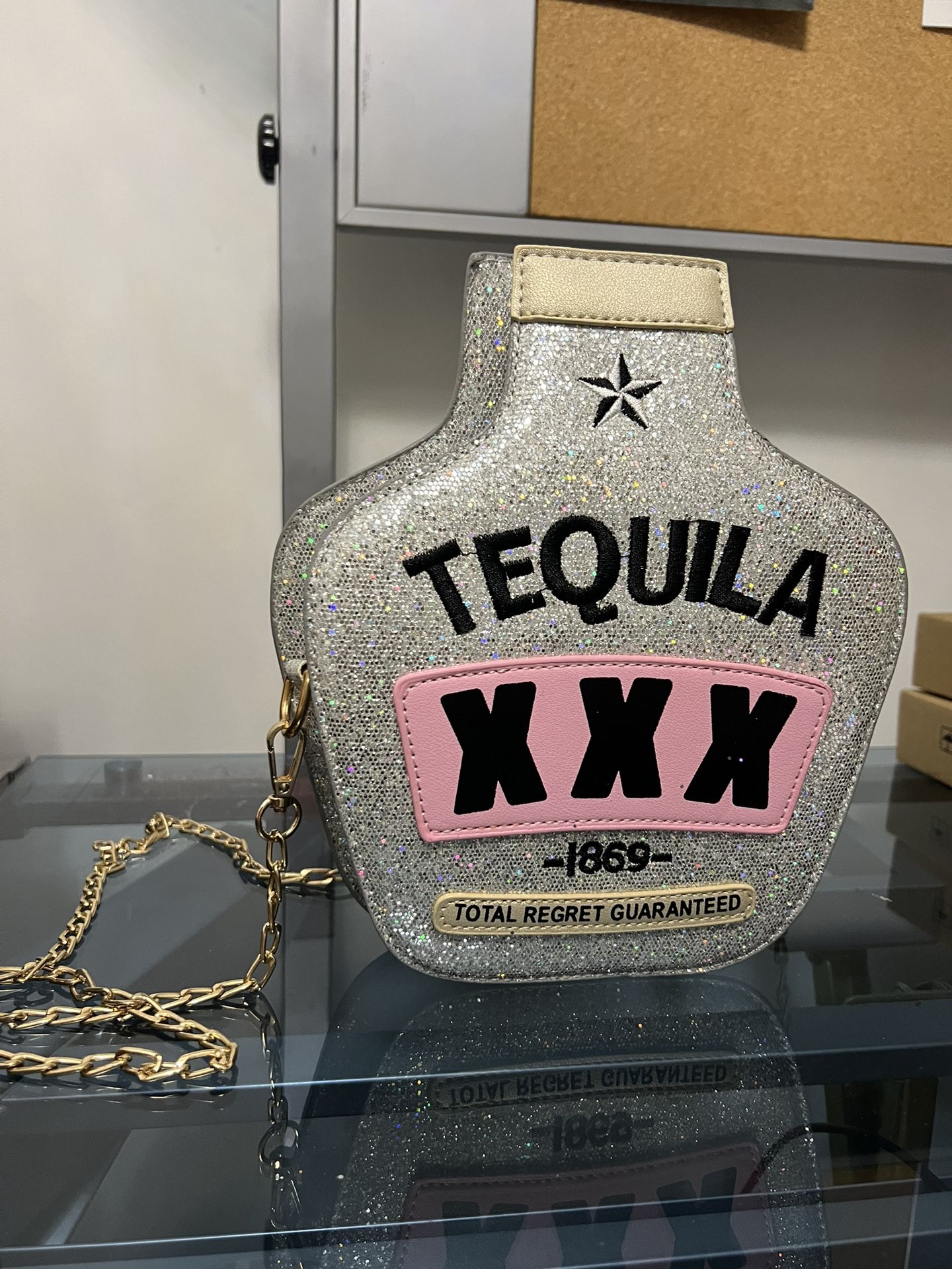 Crossbody Bags Tequila Bottle Shaped Shoulder Handbags