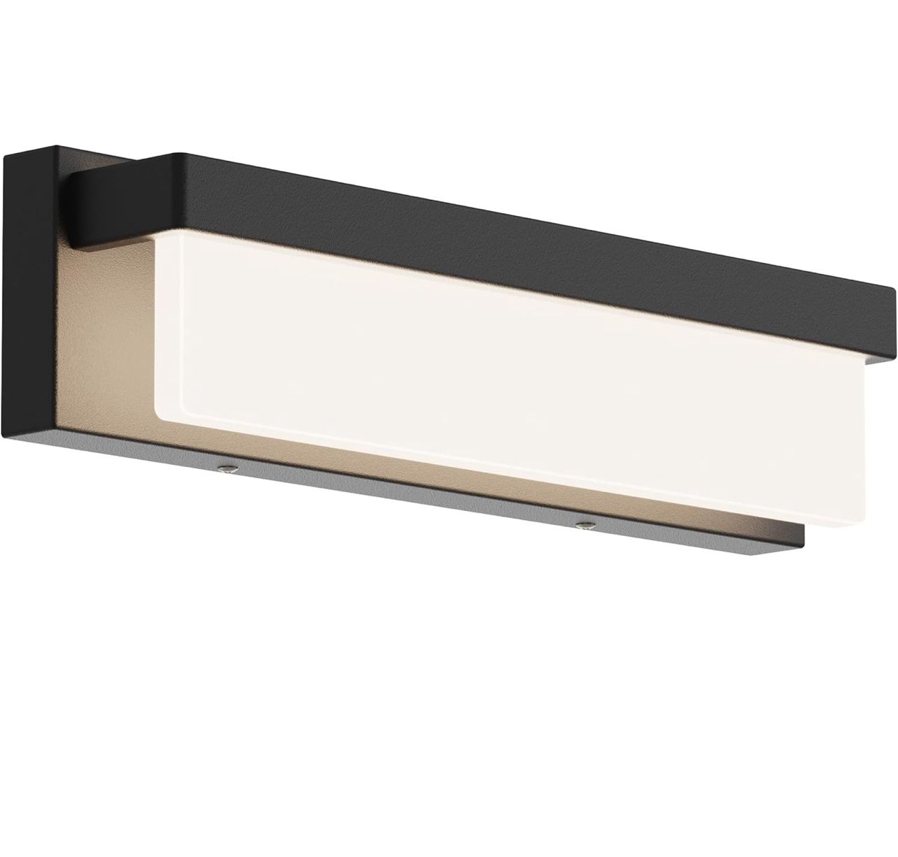 LED Bathroom Vanity Light - 16.5" Black Matte