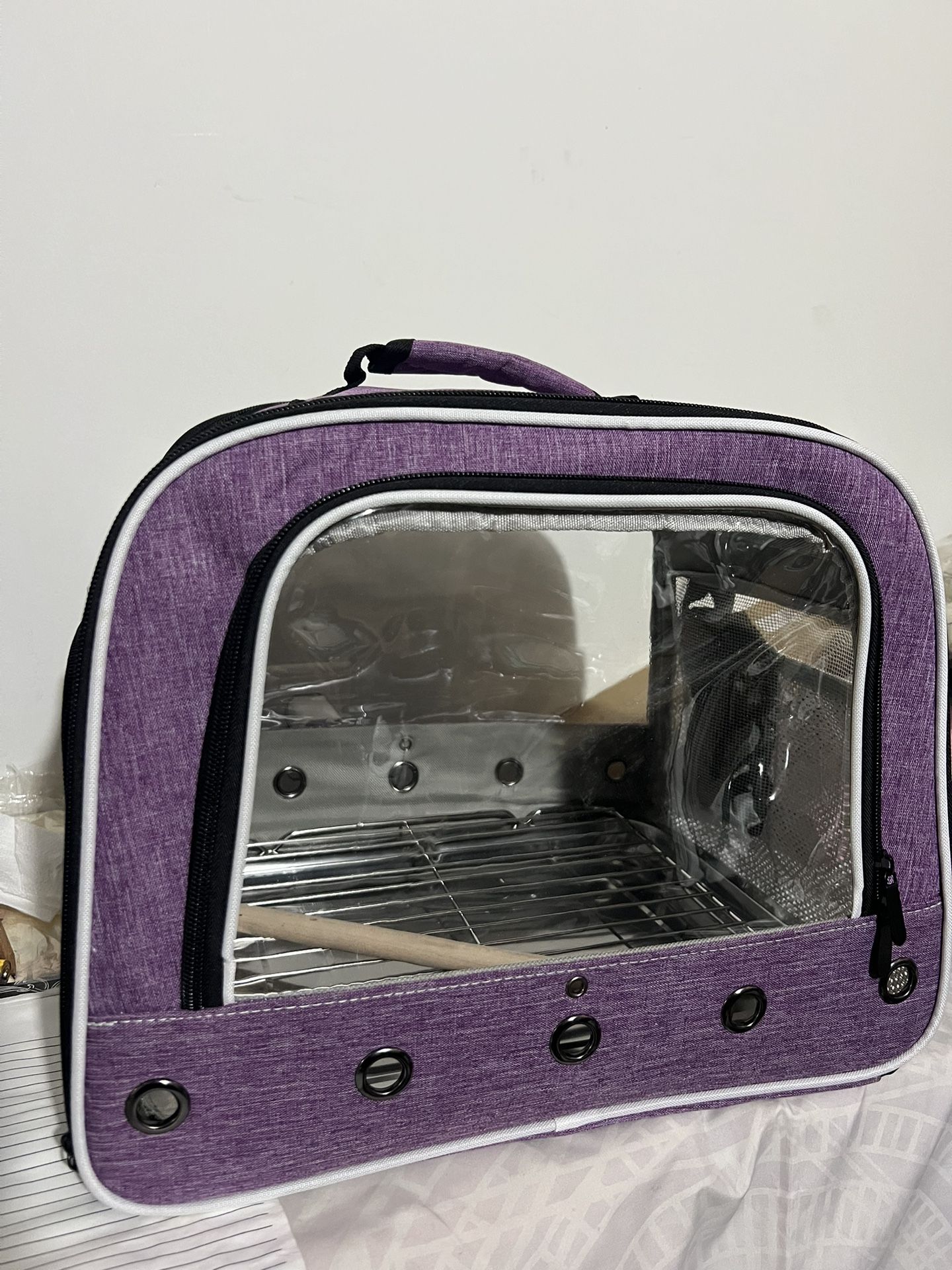 Bird Travel Carrier Cage for Large Parrot