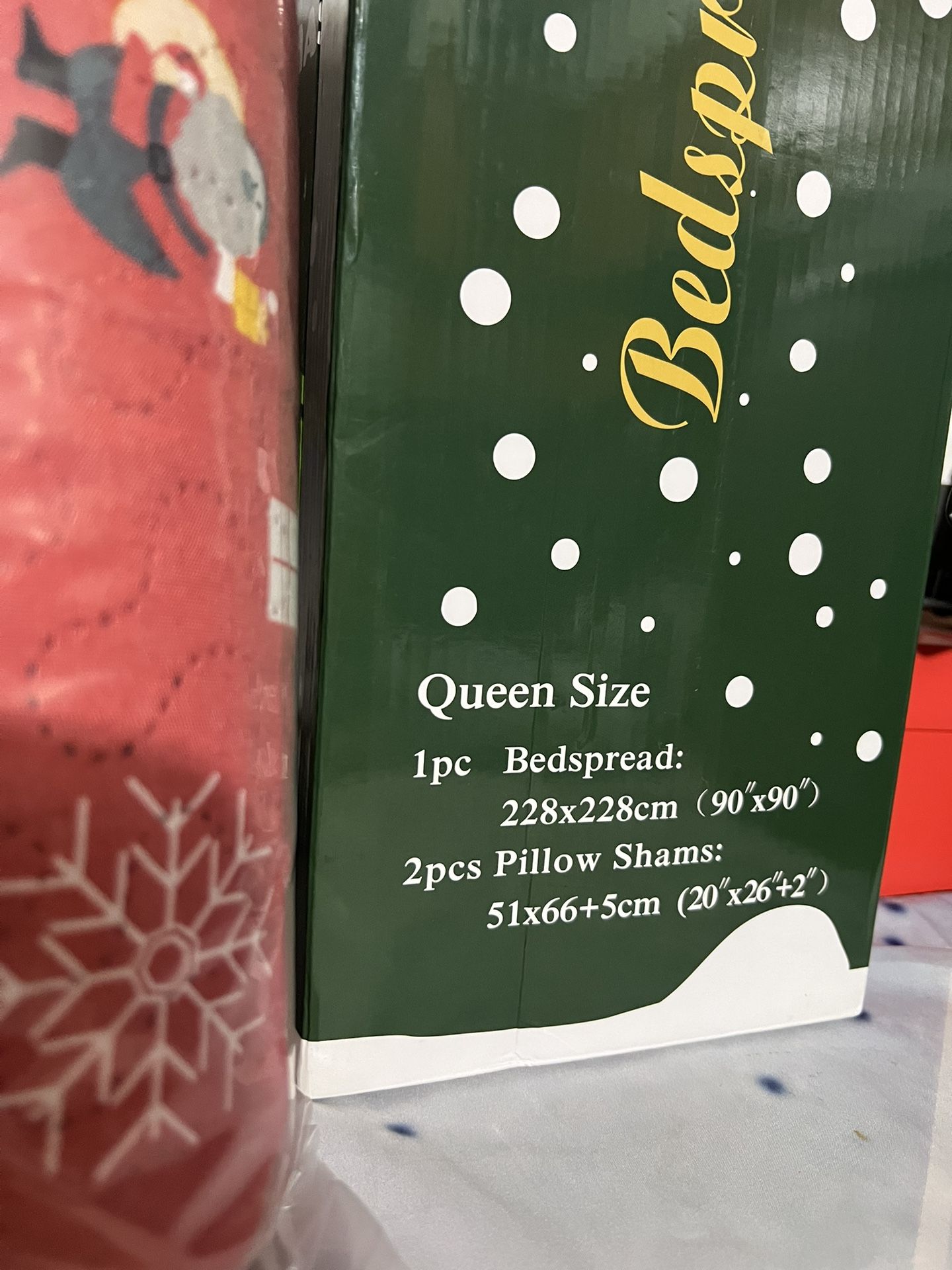 Queen Christmas Bedding Set - Comforter & Pillowcases - photo 2