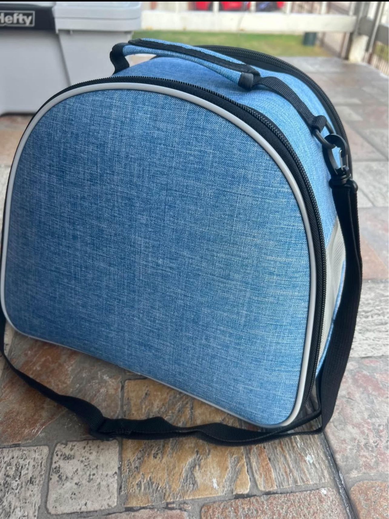 Pet carrier with shoulder strap, small pet carrier 10inchx10inch - photo 3
