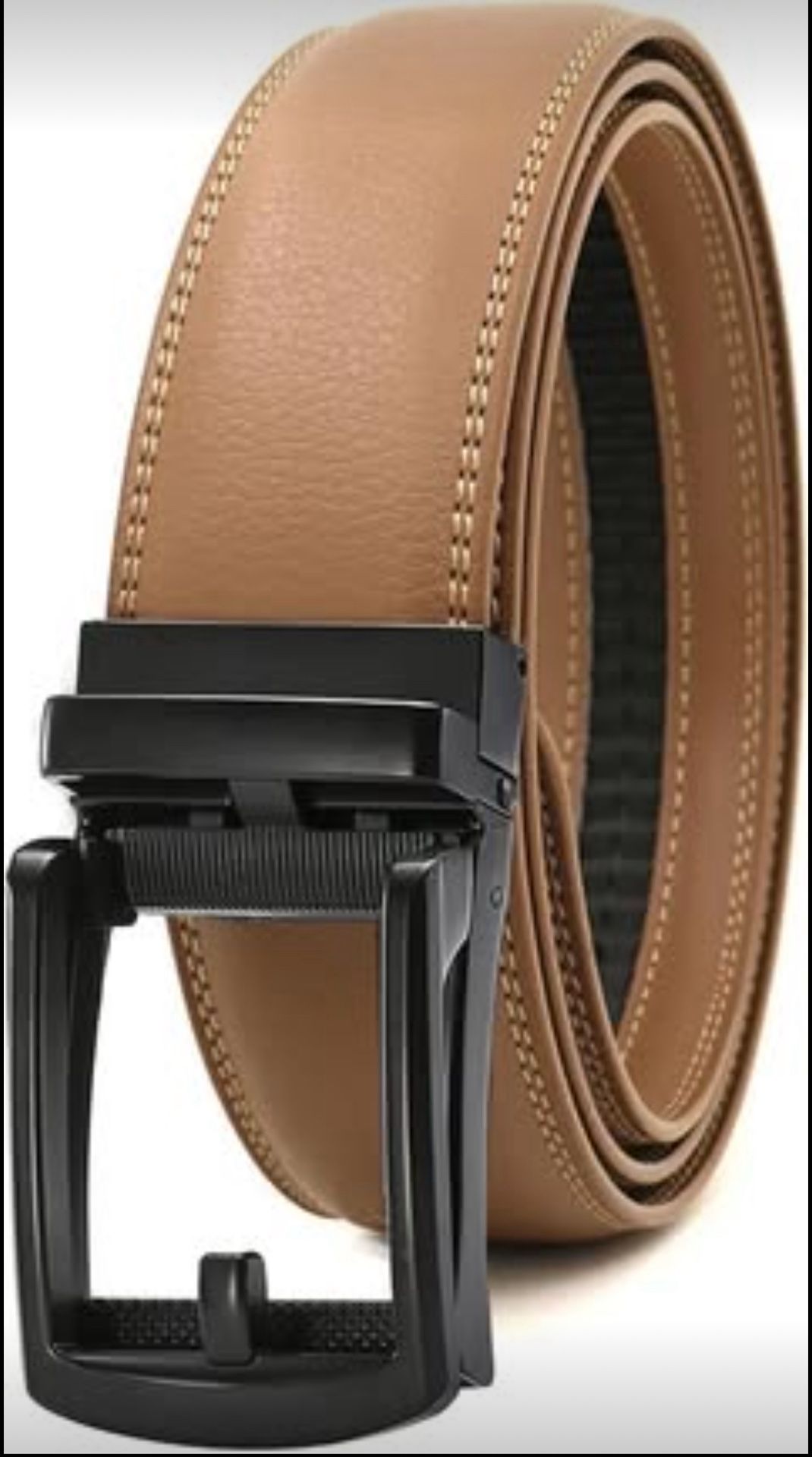 Men's Ratchet Belt - Easy Slide, Non-Perforated