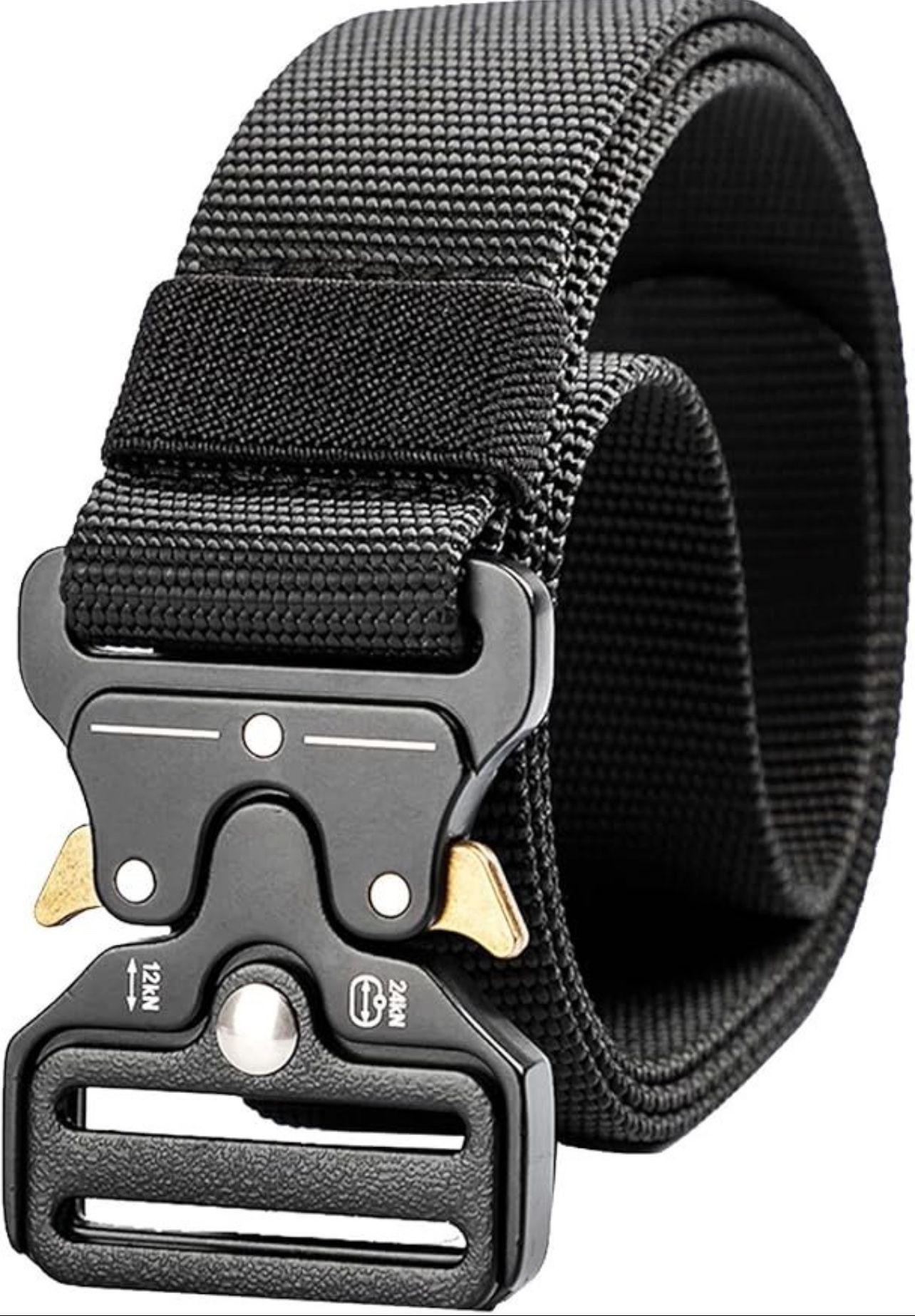 Mens Tactical Belt Work Belt 1.5" Nylon Web Auto Buckle