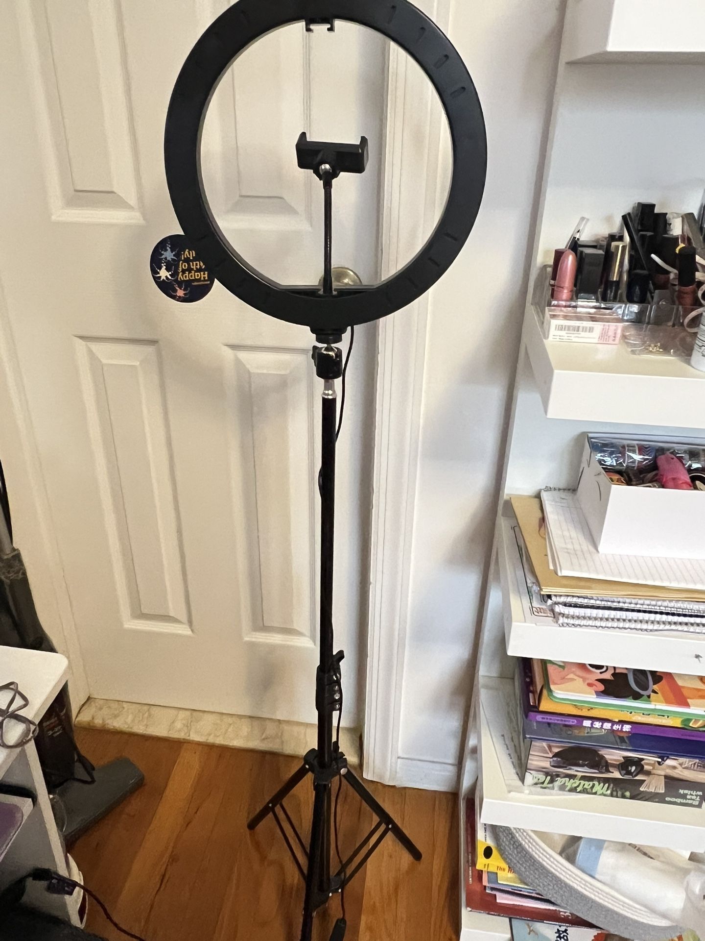 Dimmable Ring Light w/ Adjustable Stand - Like New - photo 2