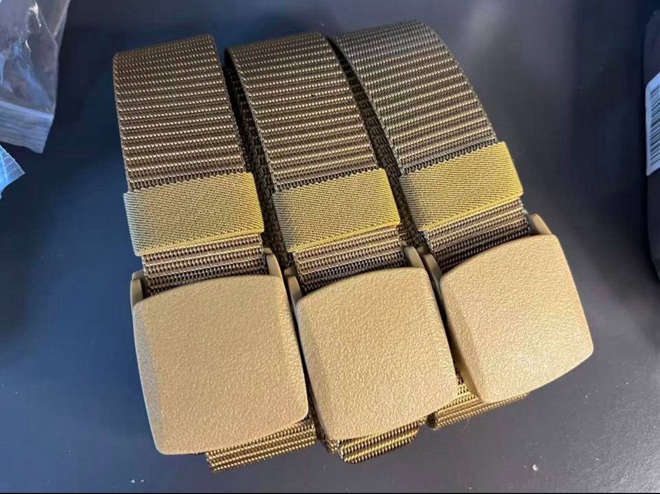 3 Pack Men's Tactical Nylon Belts