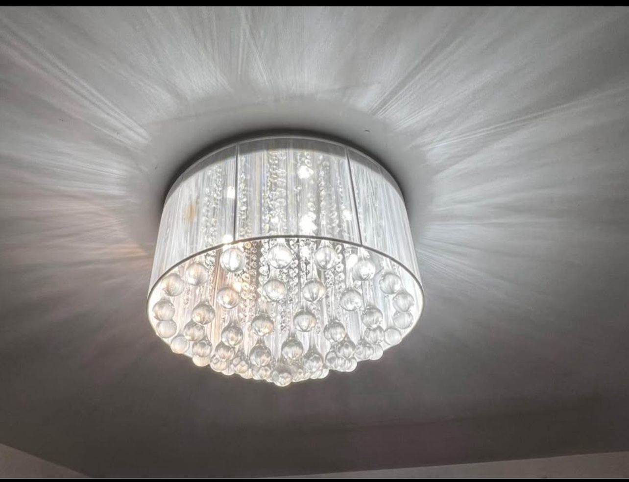 Crystal Chandelier 18" Wide, 12.5" Height - photo 2