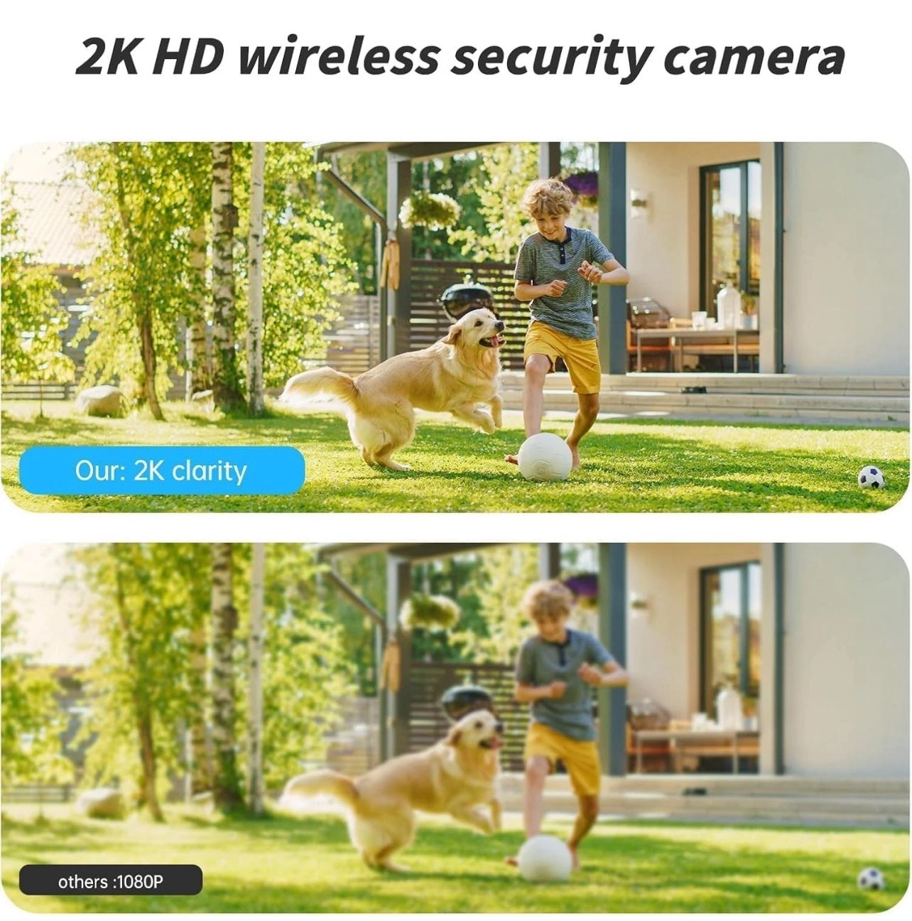 2K Wireless Outdoor Security Cameras - Battery Powered - photo 2