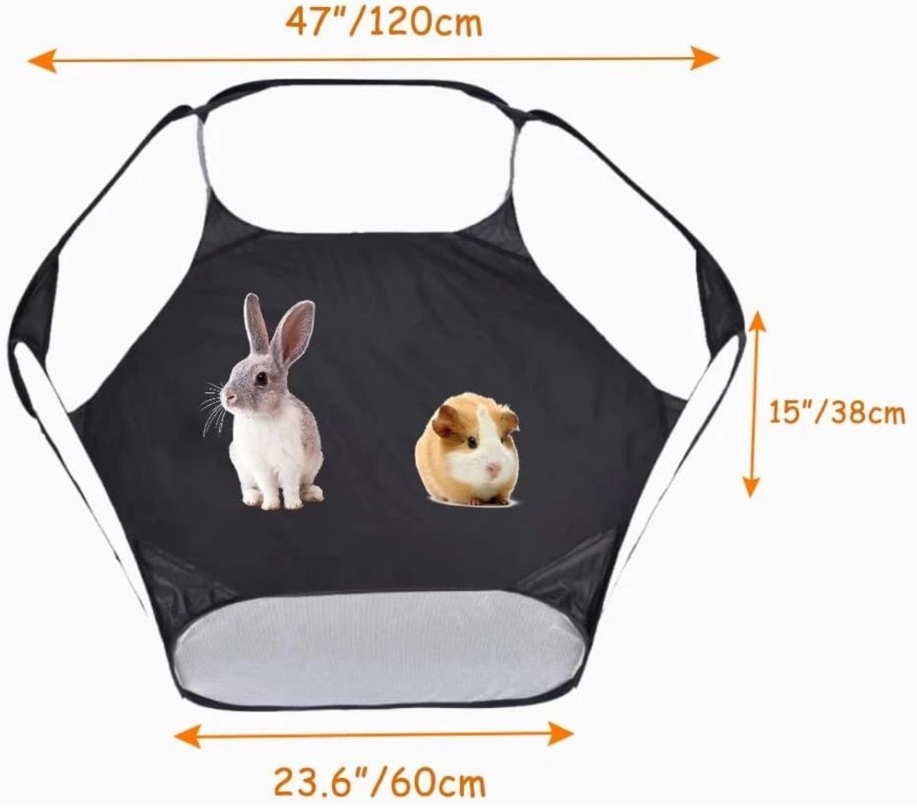 2-Pack Guinea Pig Carrier Backpack & Playpen Set - photo 2