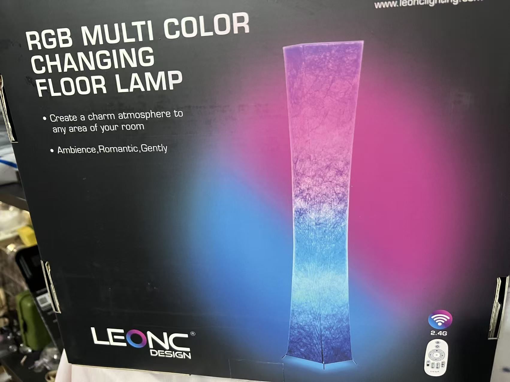 Smart RGB Floor Lamp with Remote & App Control - photo 2