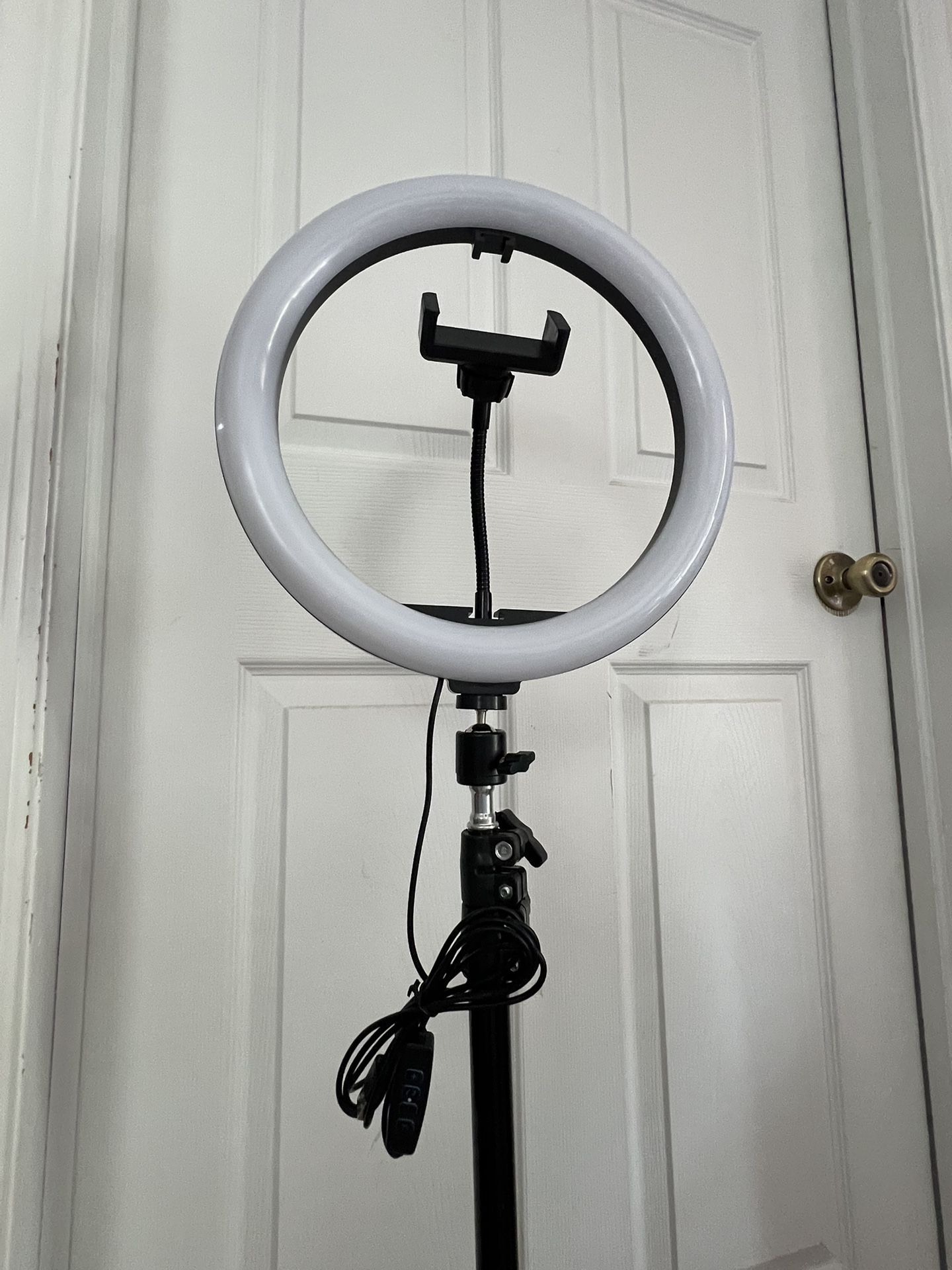 12" Dimmable Ring Light with Tripod Stand - photo 2