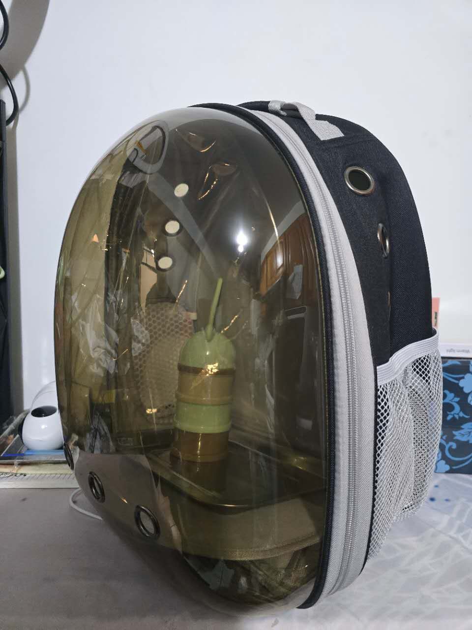 Bird Travel Carrier Cage - Space Capsule Backpack for Parakeet/C - photo 2