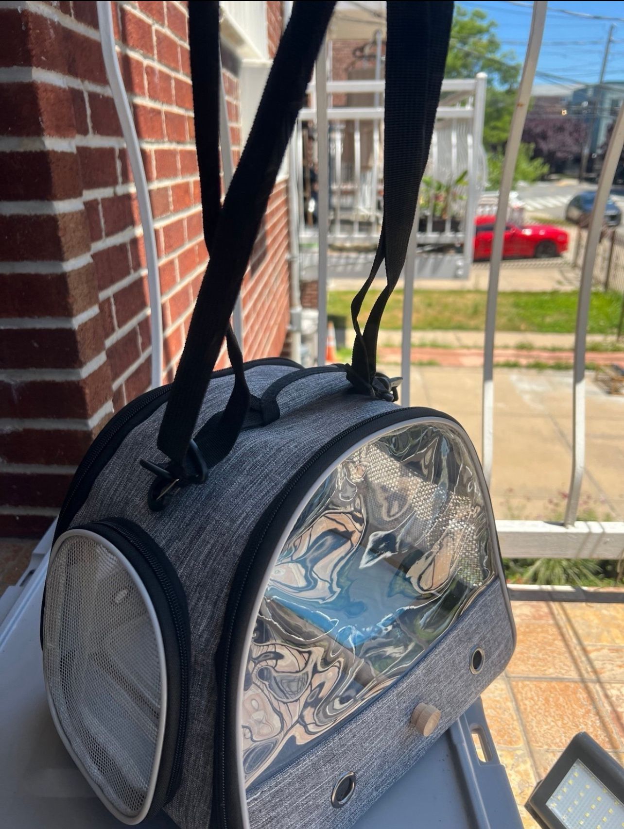 Pet Carrier Backpack for Bird with Stand - photo 2