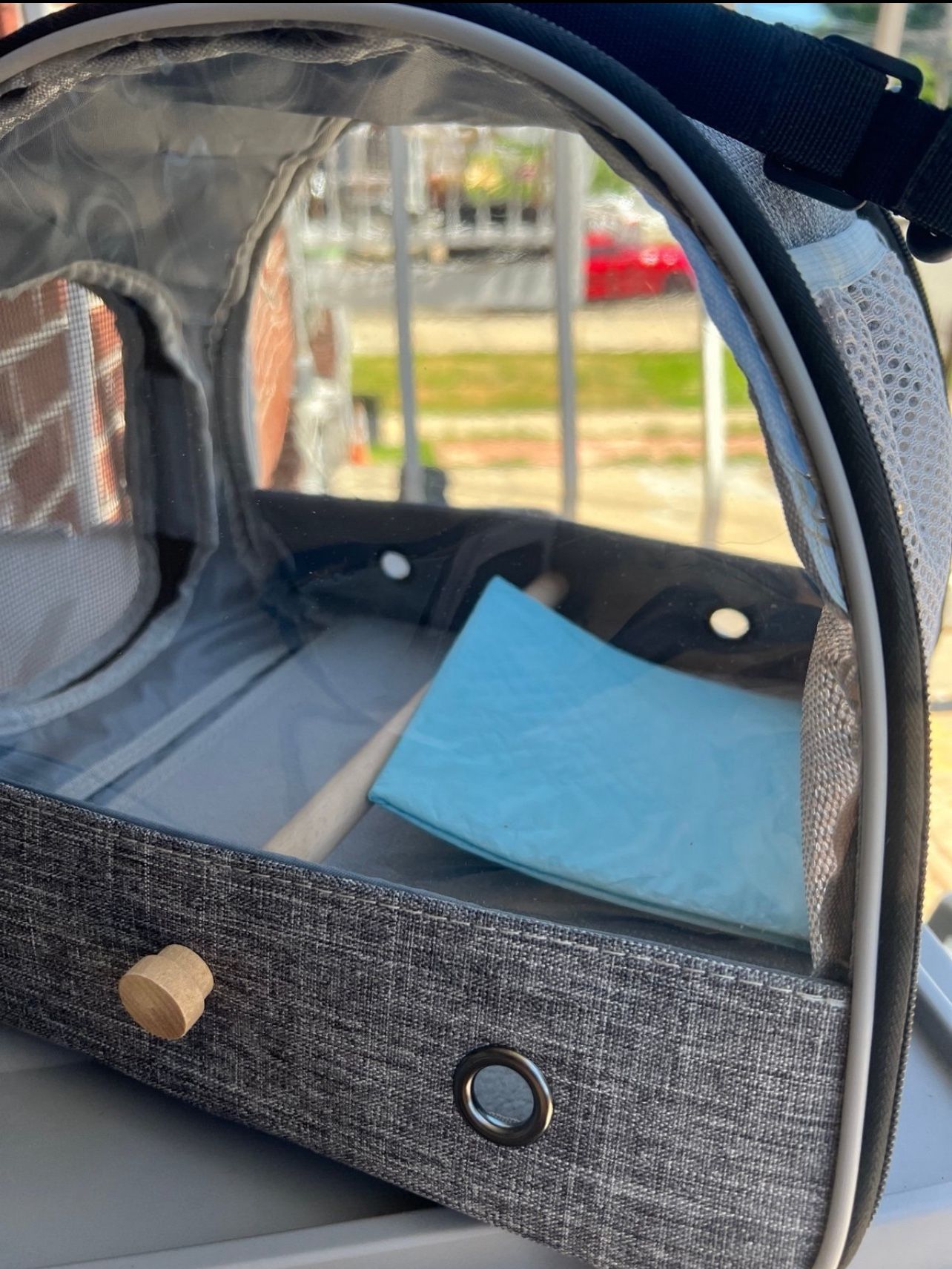 Pet Carrier Backpack for Bird with Stand - photo 4