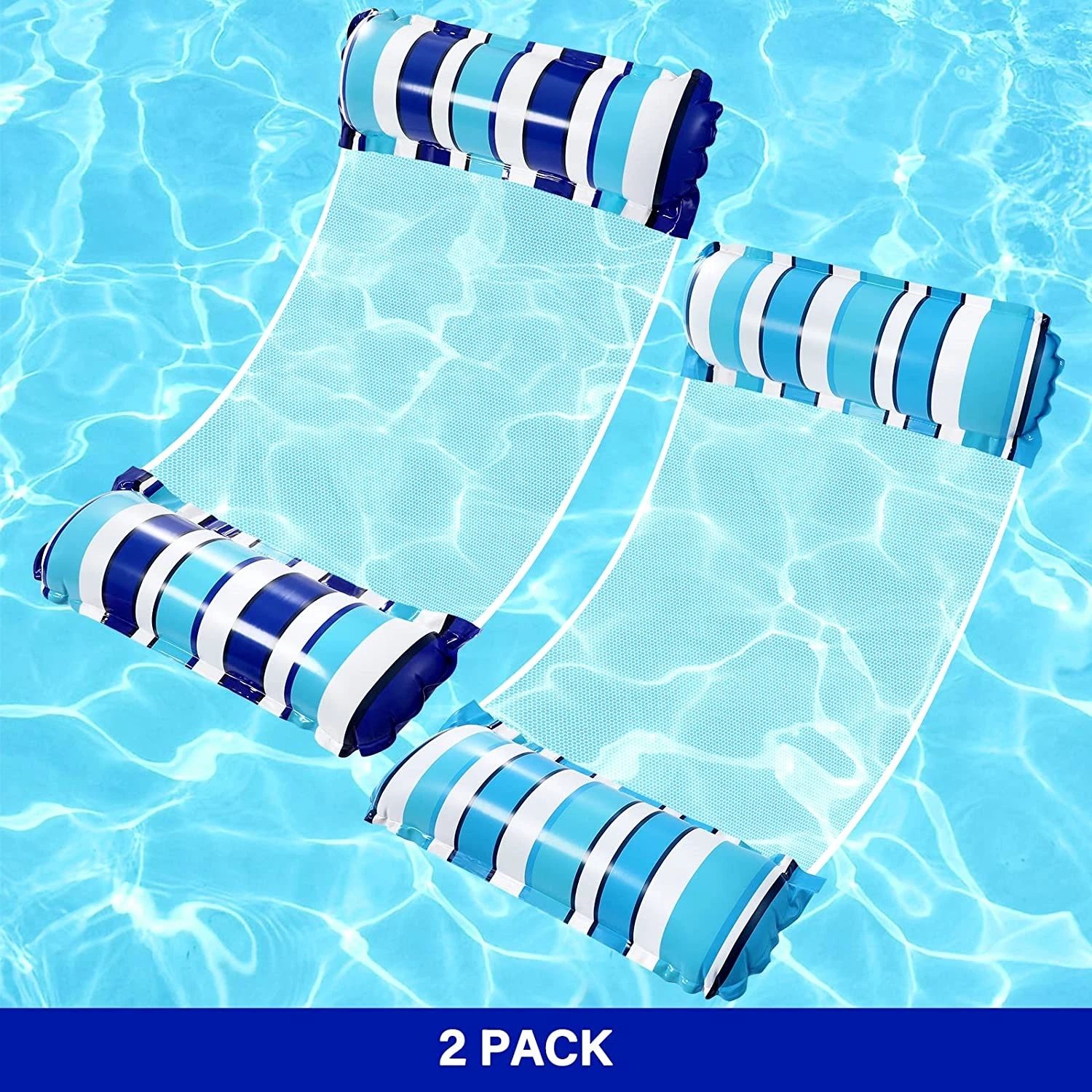 2 Pack Water Hammock Pool Floats for Adults