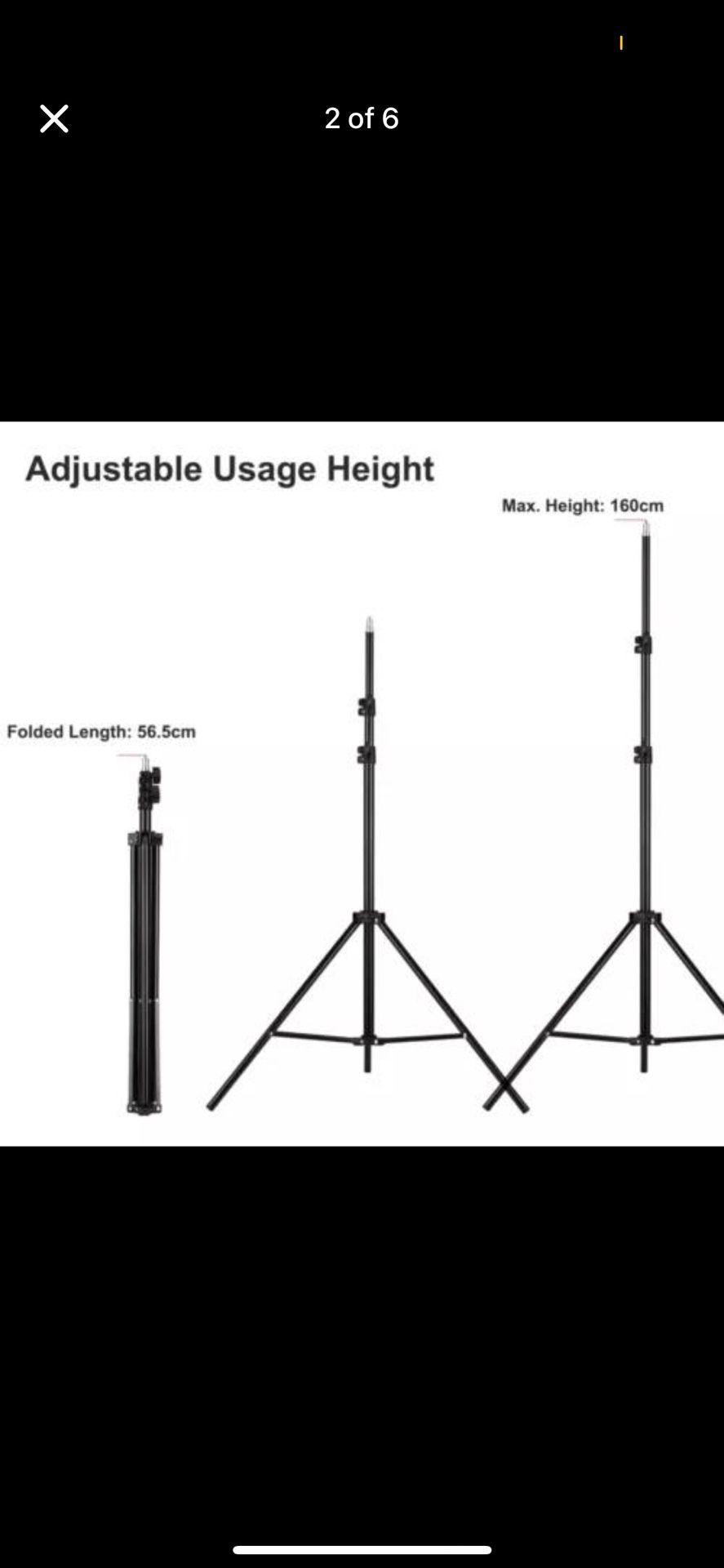 12-inch Ring Light with 1.6 Meter Tripod - photo 3