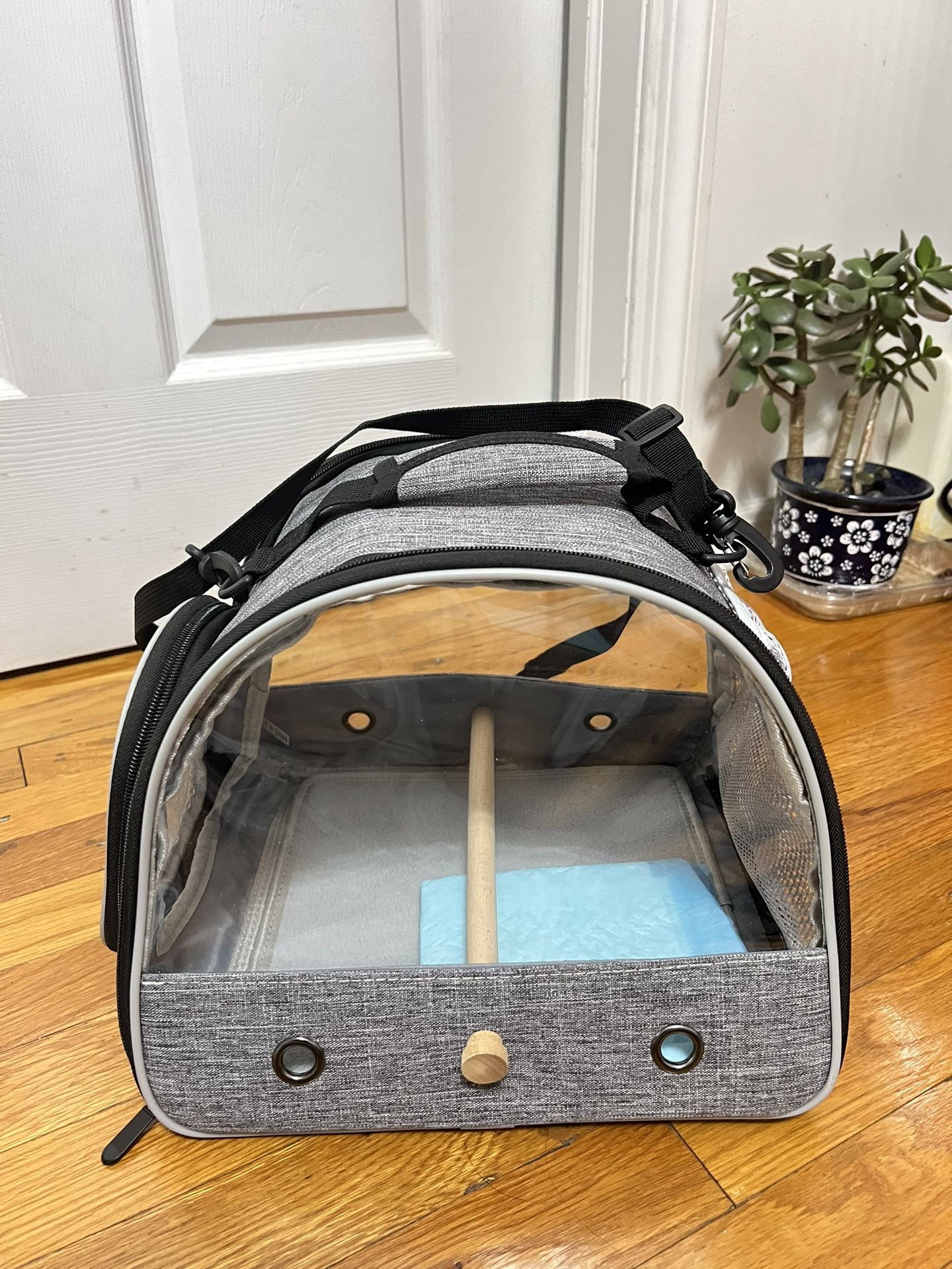 Small Animal Carrier with Shoulder Strap