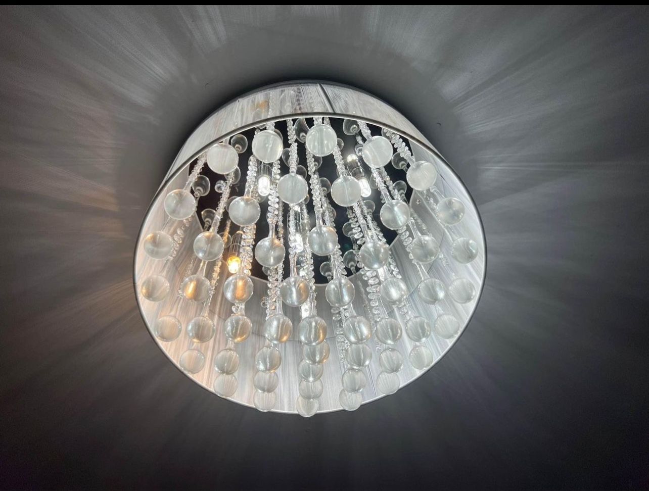 Crystal Chandelier - 18" Wide, 12.5" Height - photo 4
