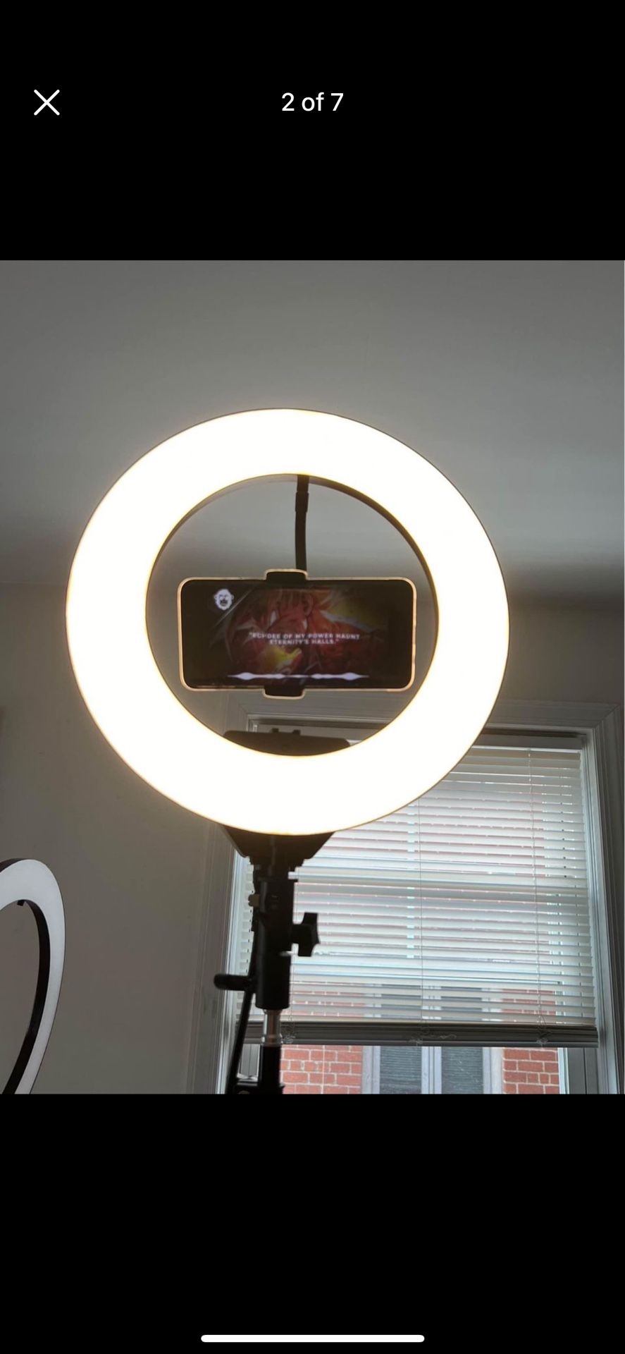 Professional 14-inch Dimmable Ring Light with Remote and 3 Color - photo 2