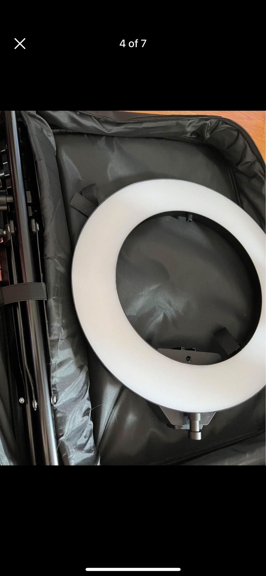 Professional 14-inch Dimmable Ring Light with Remote and 3 Color - photo 3