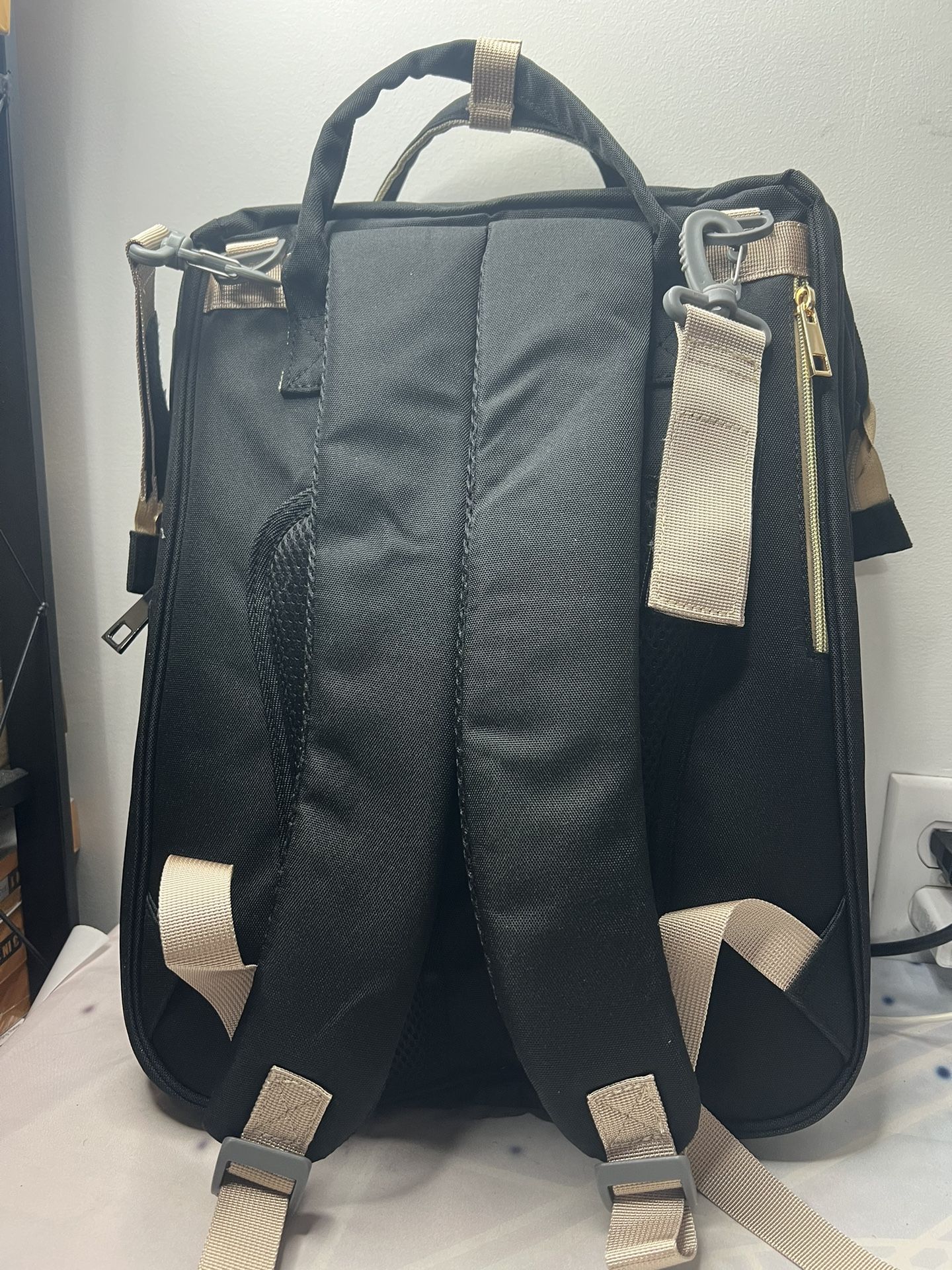 Diaper Backpack Black New - photo 2