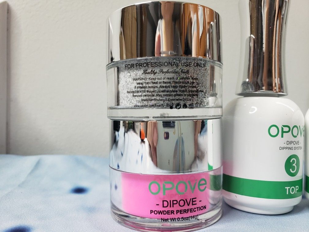 Nail dipping powder Set 5 colors used like new - photo 3