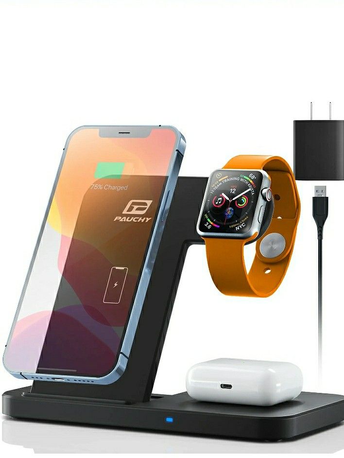 PAUCHY 3-in-1 Fast Wireless Charger