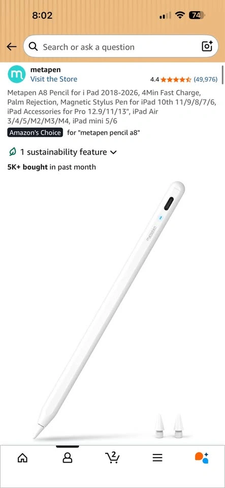 New Metapen A8 Pencil for iPad - photo 4